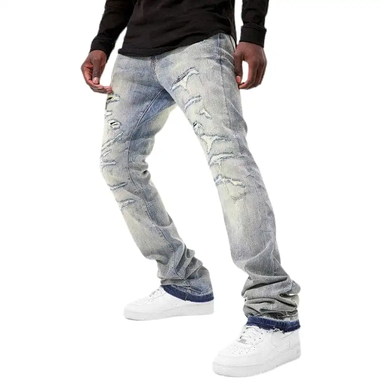 Jordan Craig Martin Stacked Crouching Tiger Denim (Desert Storm) JTF91628