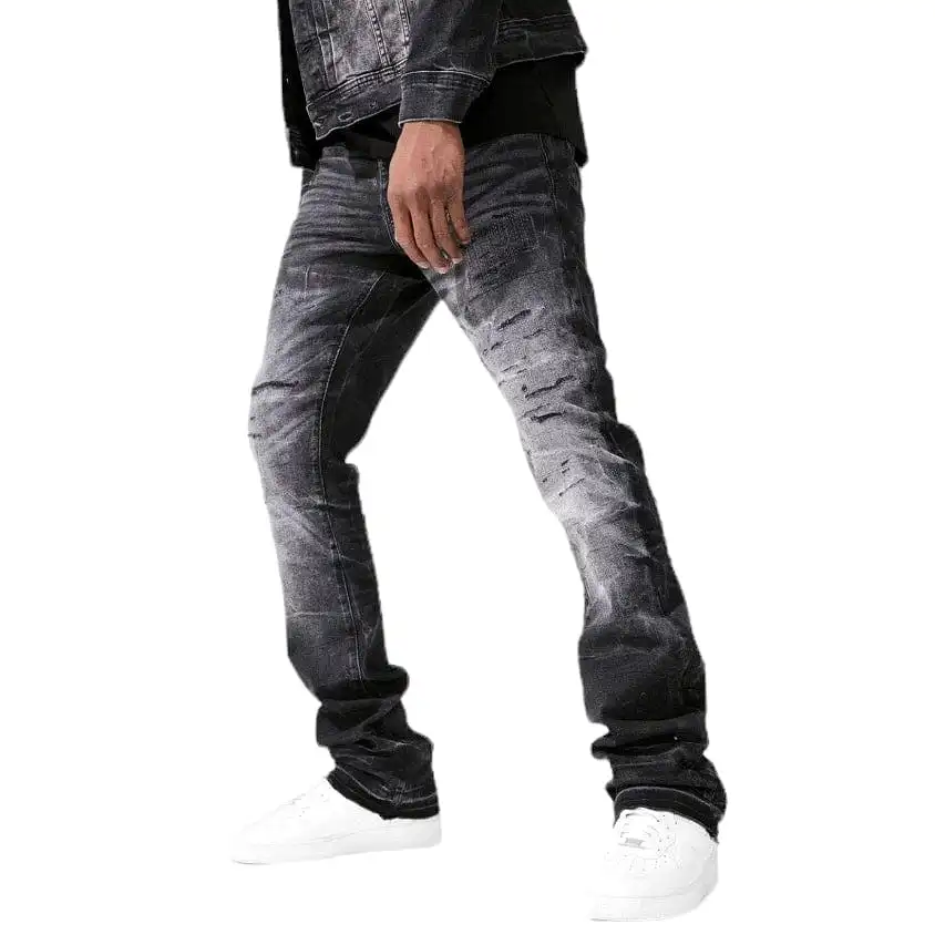 Jordan Craig Martin Stacked Desperado Denim Jean (Black Shadow) JTF351R