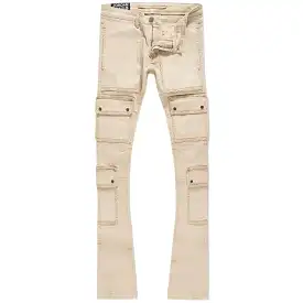 Jordan Craig Martin Stacked El Dorado Cargo Pants (Khaki) JTF218