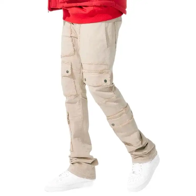 Jordan Craig Martin Stacked El Dorado Cargo Pants (Khaki) JTF218