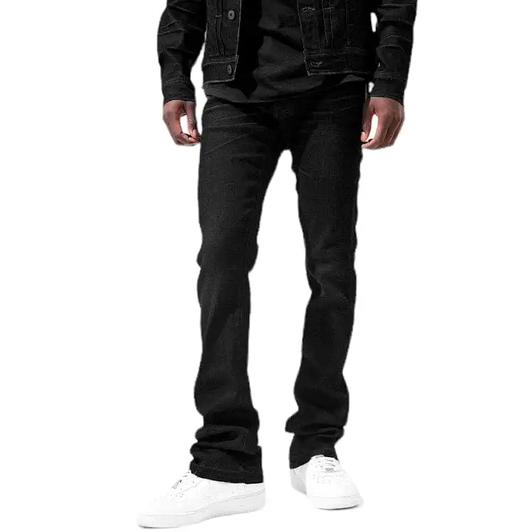 Jordan Craig Martin Stacked Gaucho Denim (Black) JTF1152