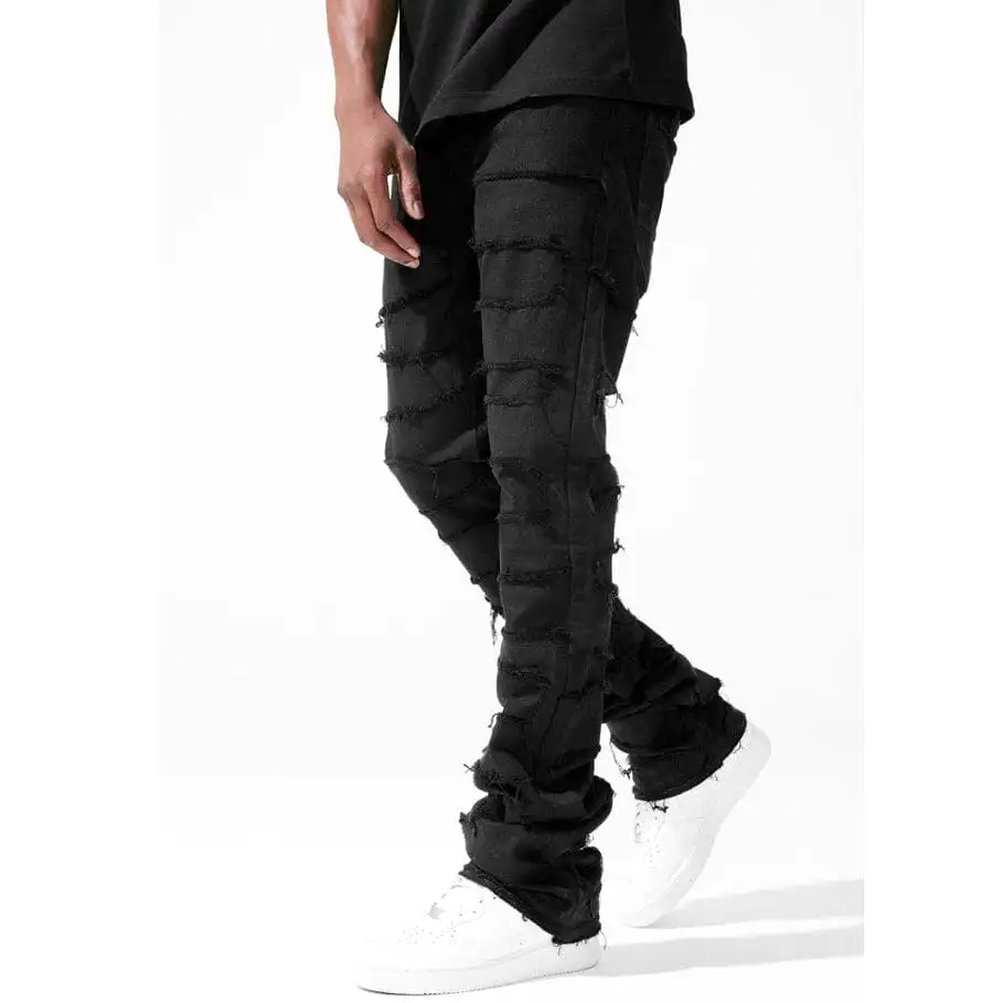 Jordan Craig Martin Stacked Python Denim (Jet Black) JTF1130A