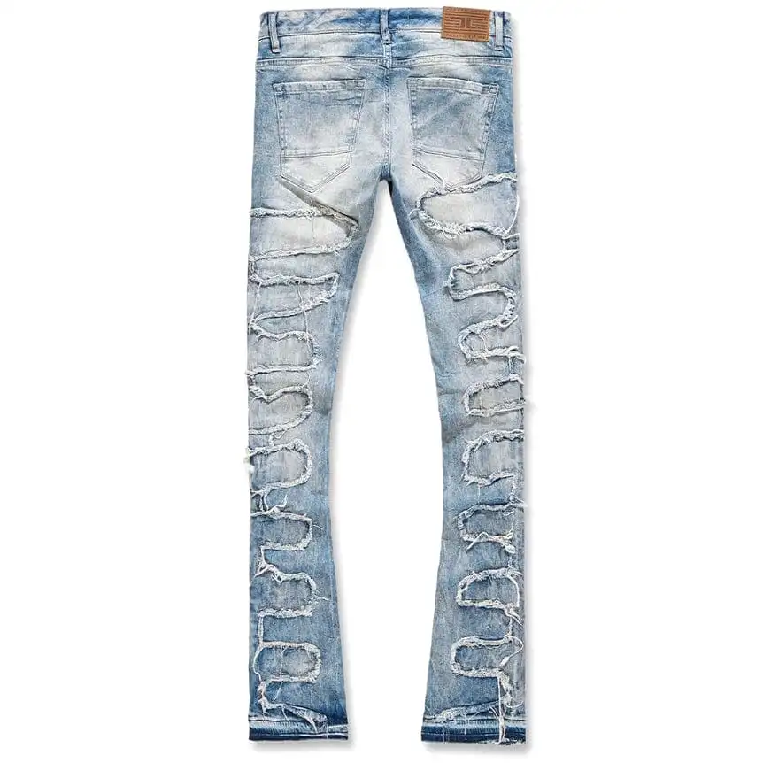 Jordan Craig Martin Stacked Python Denim (Studio Blue) JTF1130