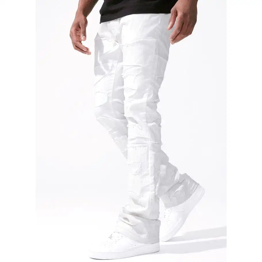 Jordan Craig Martin Stacked Python Denim (White) JTF1130A