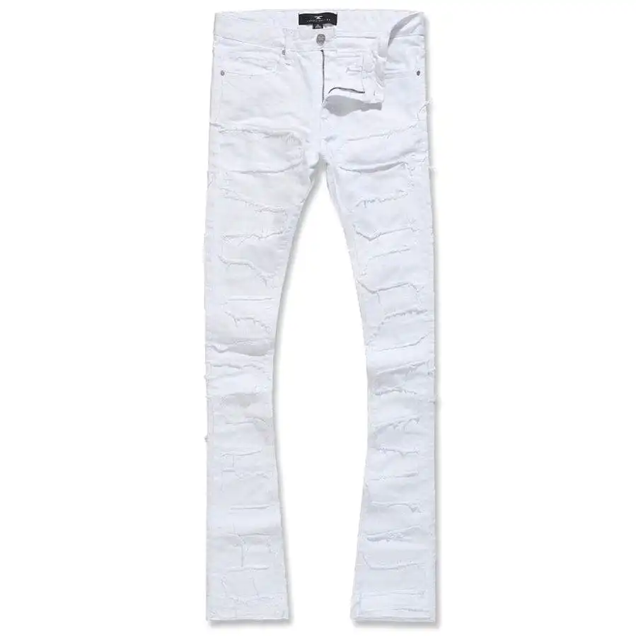 Jordan Craig Martin Stacked Python Denim (White) JTF1130A