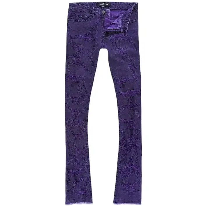 Jordan Craig Martin Stacked Santorini Denim (Purple) JTF1178