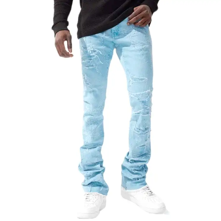 Jordan Craig Martin Stacked Santorini Denim (Sky Blue) JTF1178