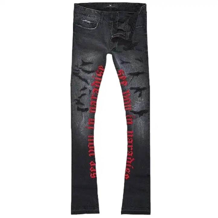 Jordan Craig Martin Stacked See You In Paradise Denim (Black Shadow) JTF1154