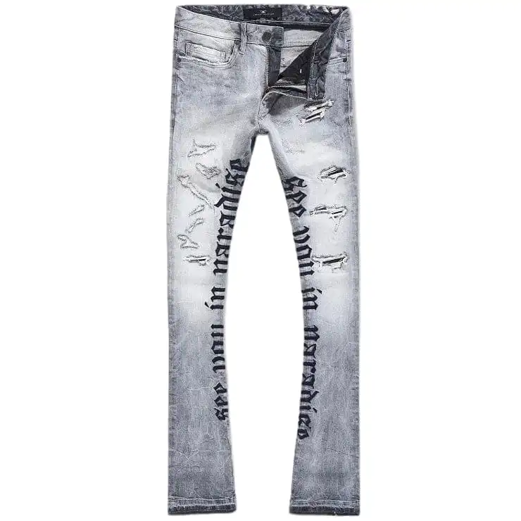 Jordan Craig Martin Stacked See You In Paradise Denim (Cement) JTF1154