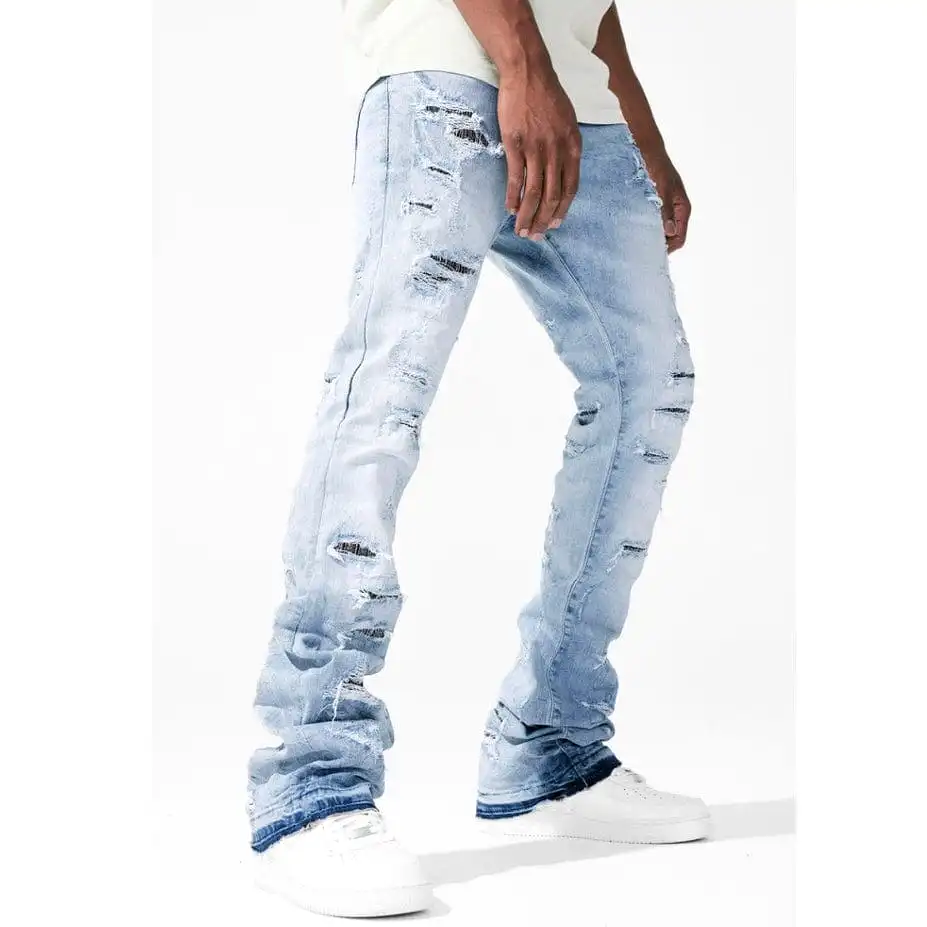 Jordan Craig Martin Stacked Wolverine Denim (Sky Blue) JTF1134