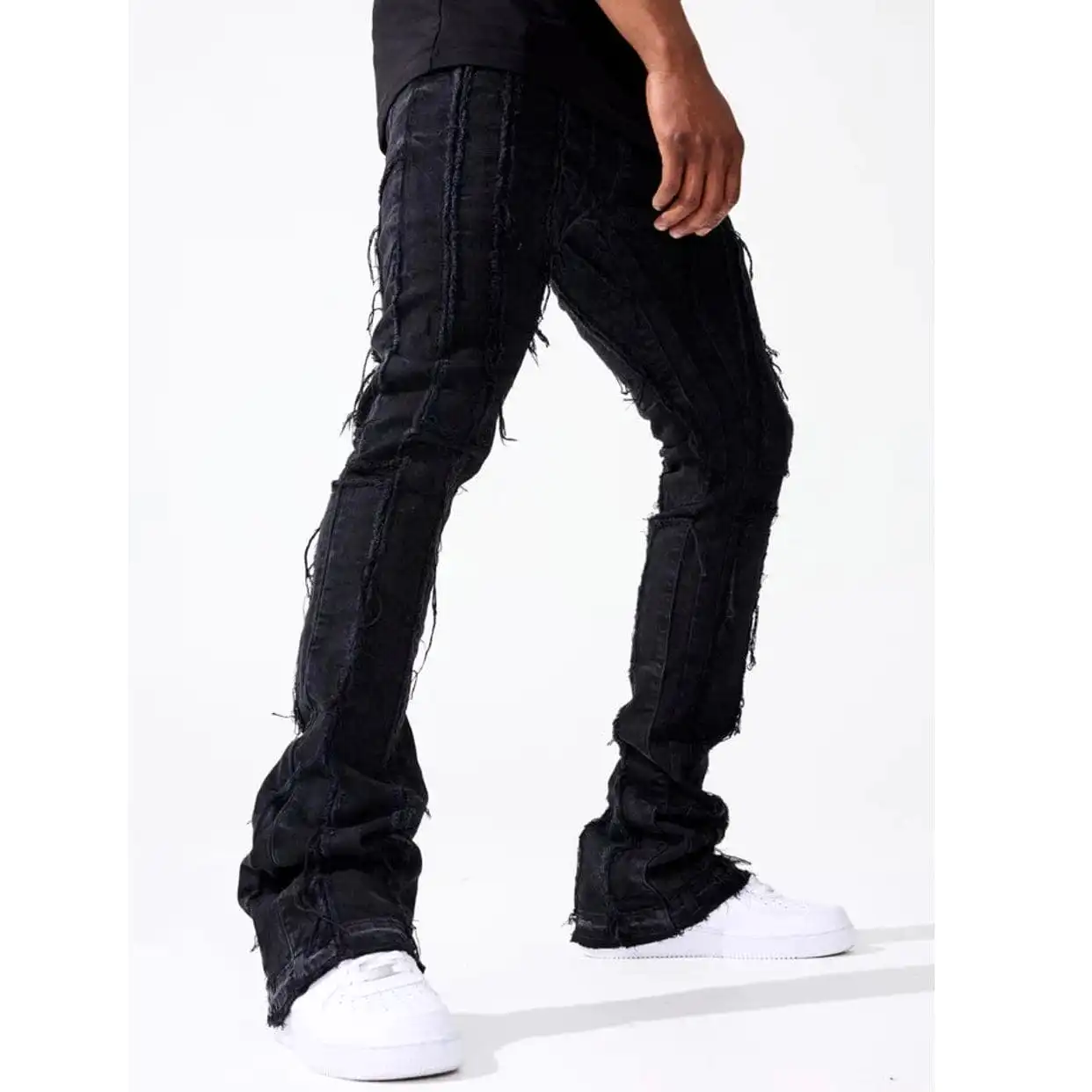 Jordan Craig Ross Stacked Brazen Denim (Jet Black) JRF1107