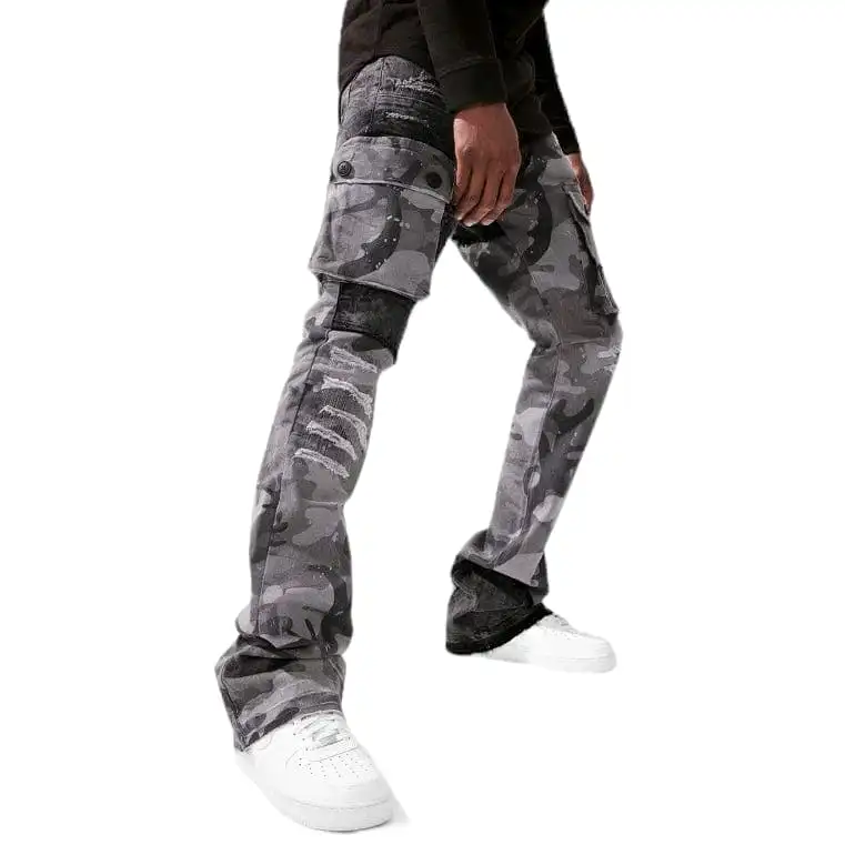 Jordan Craig Ross Stacked Platoon Denim (Black Camo) JRF1142C