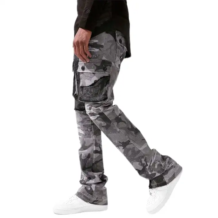 Jordan Craig Ross Stacked Platoon Denim (Black Camo) JRF1142C