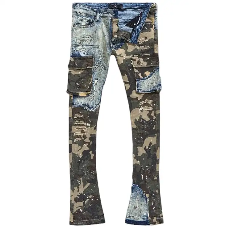 Jordan Craig Ross Stacked Platoon Denim (Woodland) JRF1142C