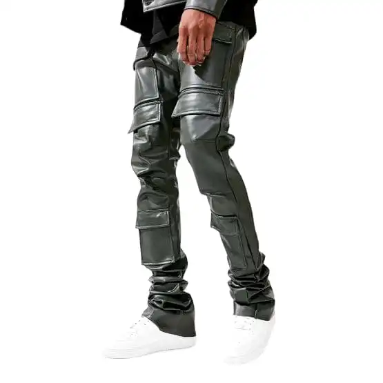 Jordan Craig Ross Stacked Thriller Cargo Pants (Olive) - JRF1121