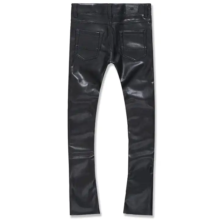 Kids Jordan Craig Stacked Thriller Pants (Black) JRF1139K