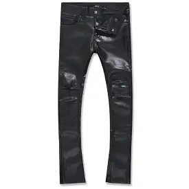 Kids Jordan Craig Stacked Thriller Pants (Black) JRF1139K