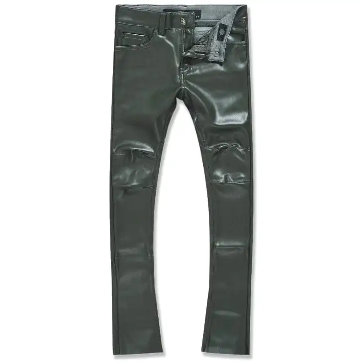 Kids Jordan Craig Stacked Thriller Pants (Olive) JRF1139K