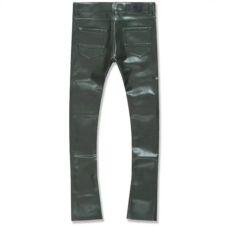 Kids Jordan Craig Stacked Thriller Pants (Olive) JRF1139K