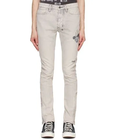 Ksubi Gray Van Winkle Pluto Chamber Jeans