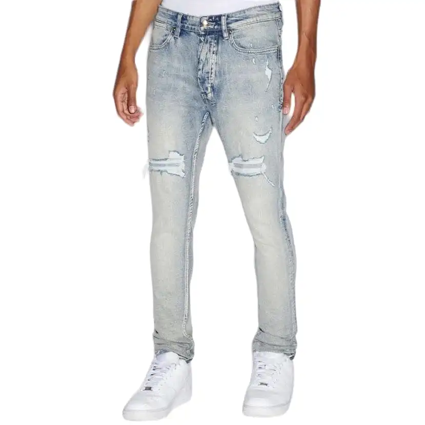 Ksubi Van Winkle Punk Gold Denim (Light Blue Stone Wash) MSP24DJ036