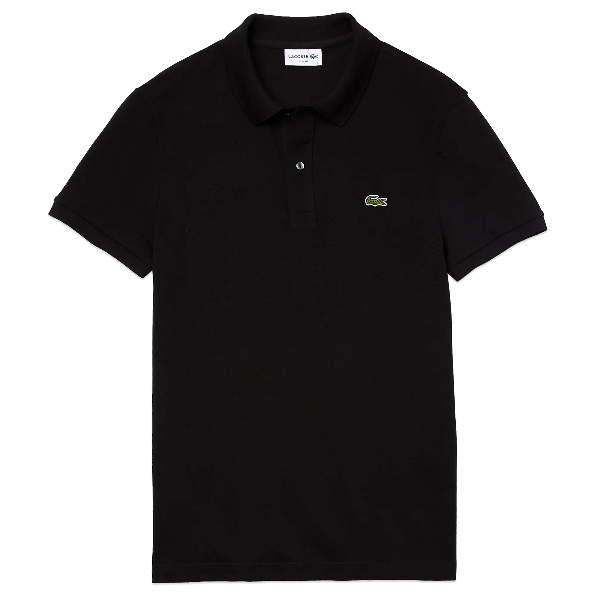 Lacoste Short Sleeved Slim Fit Polo PH4012 - Black