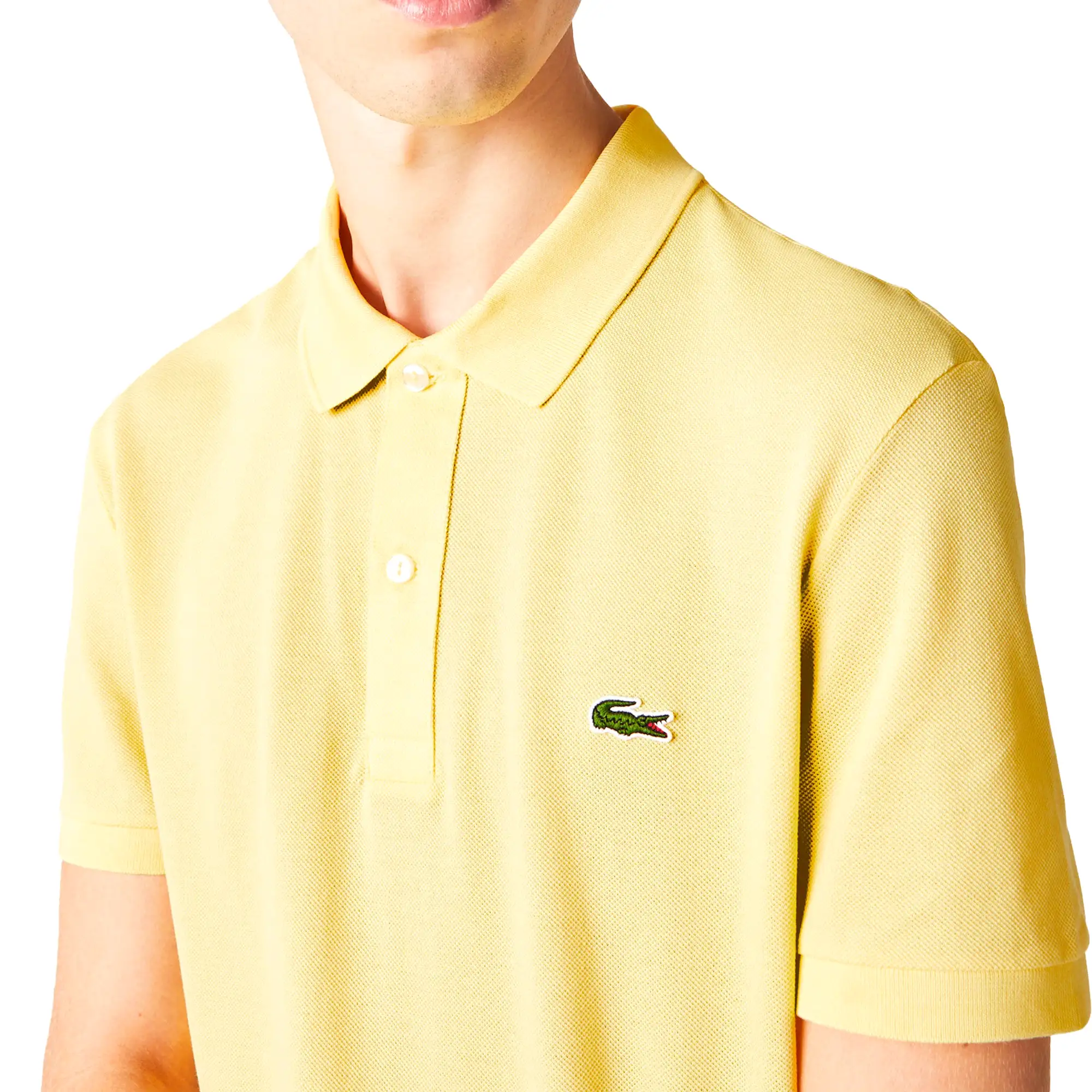 Lacoste Short Sleeved Slim Fit Polo PH4012 - Yellow