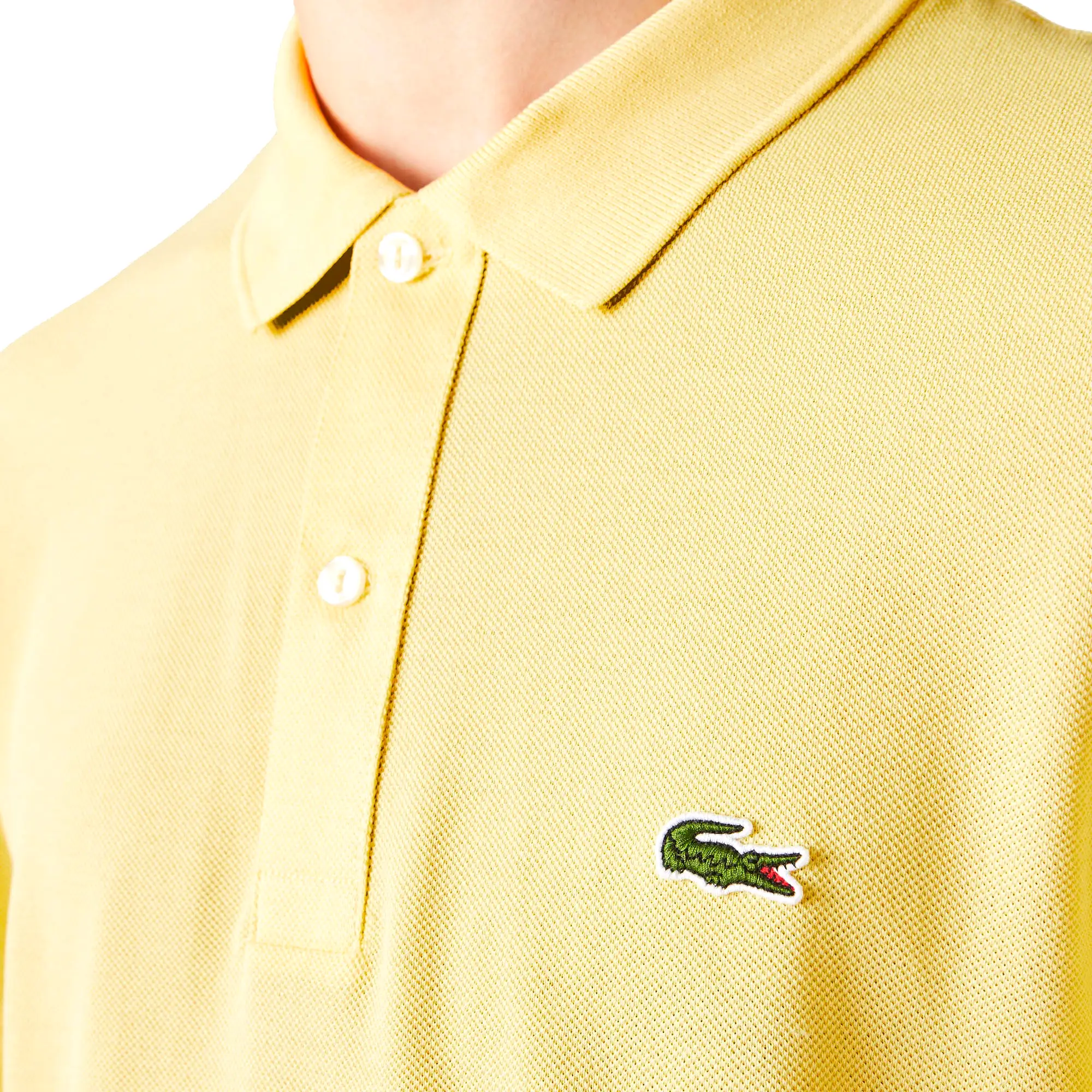 Lacoste Short Sleeved Slim Fit Polo PH4012 - Yellow