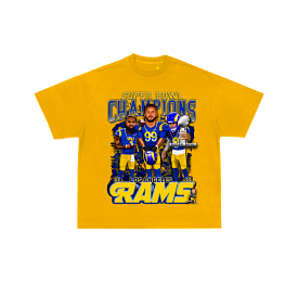 Los Angeles Rams Champions Yellow Limited Tee