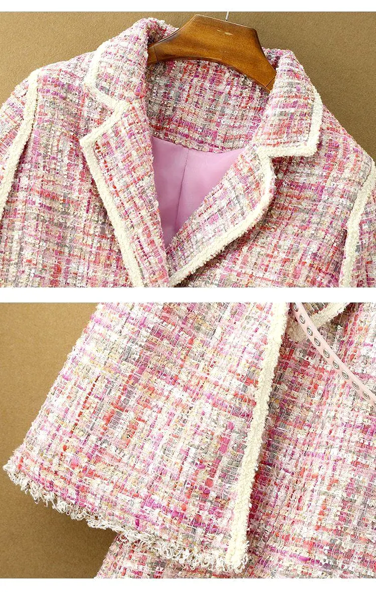 Luxury Pink Coat For Women