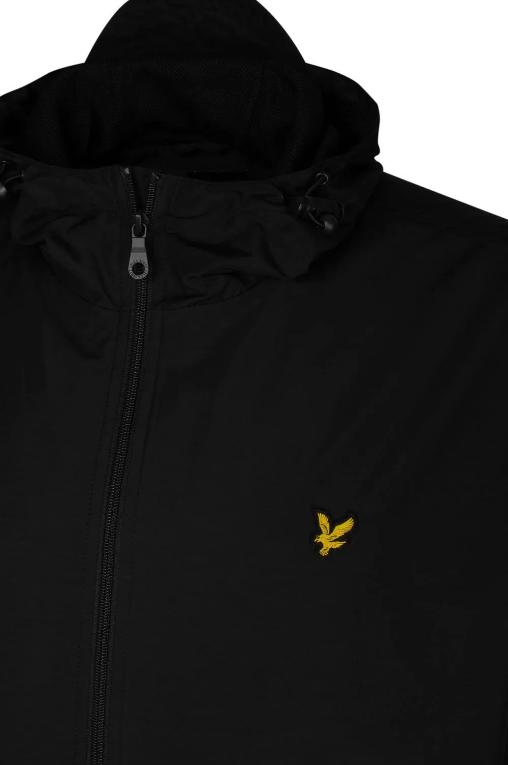 Lyle & Scott Zip Through Hooded Jacket - Jet Black