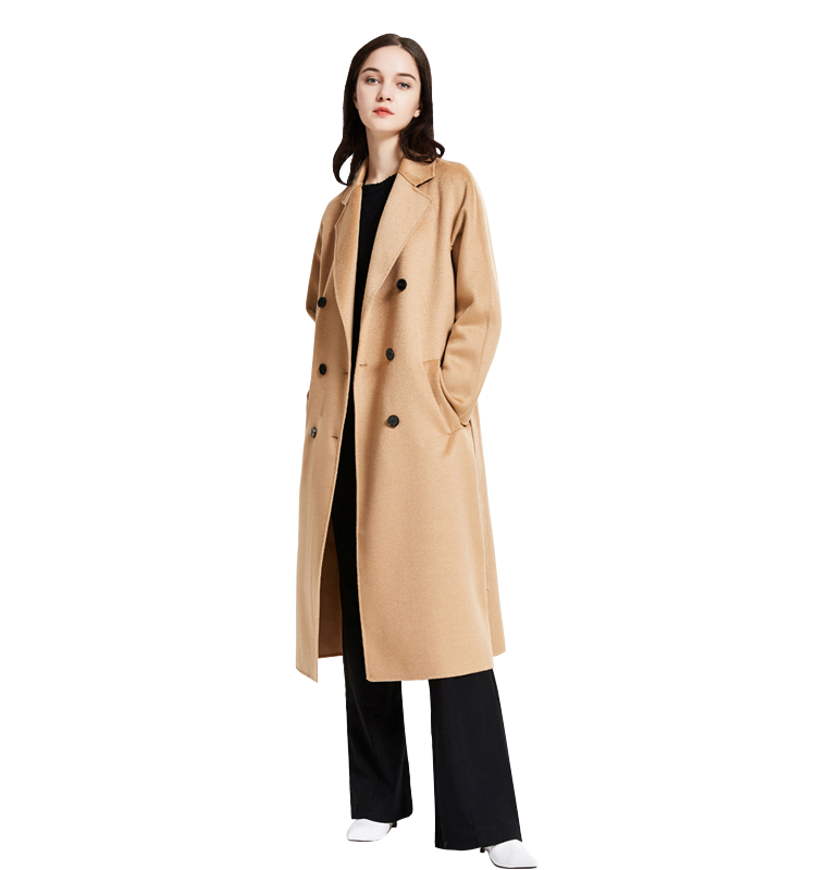 Mary Double Breasted Cashmere Coat