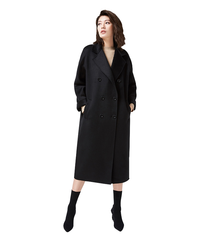 Mary Double Breasted Cashmere Coat