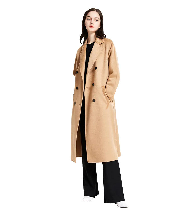 Mary Double Breasted Cashmere Coat