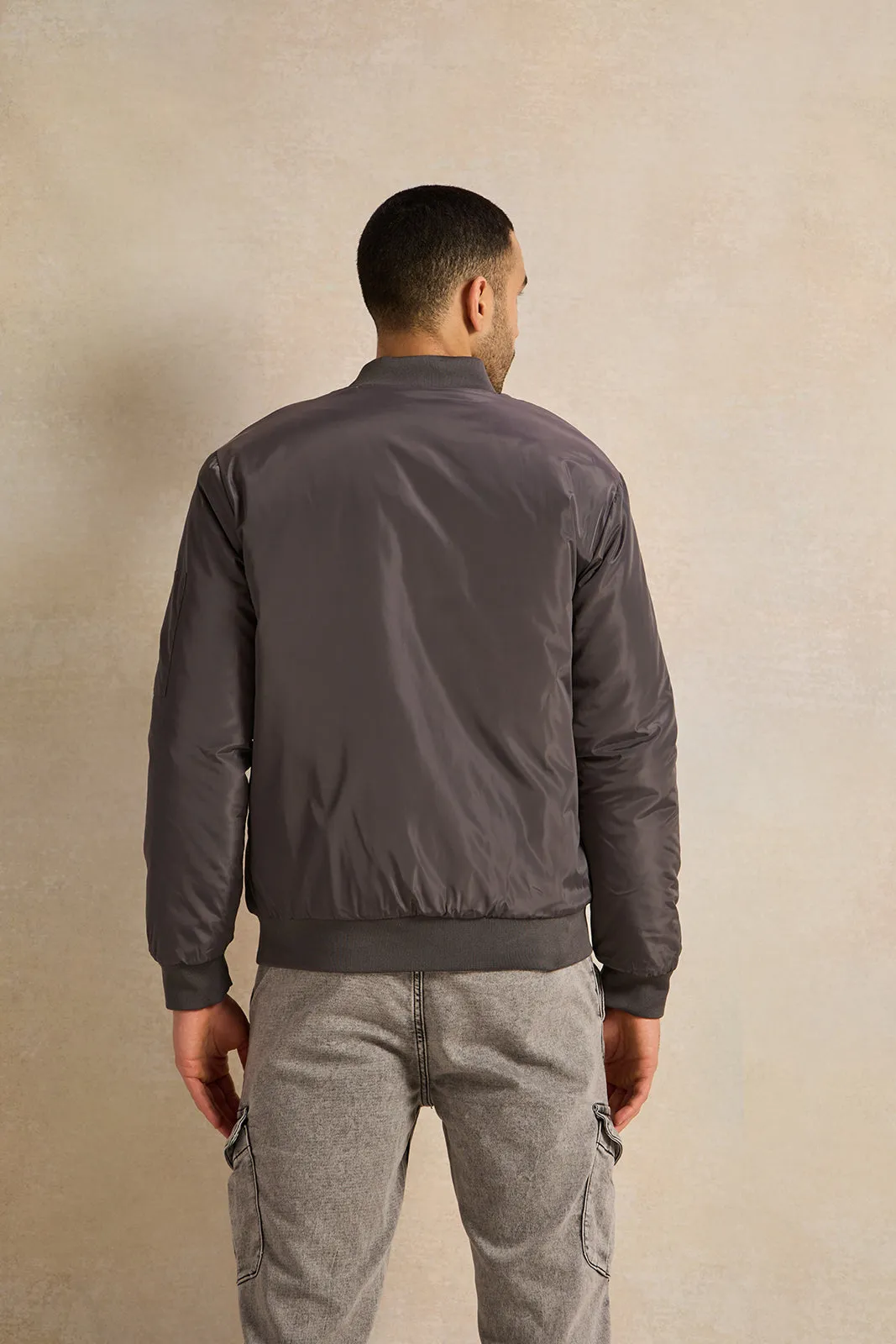 Men Grey Jacket