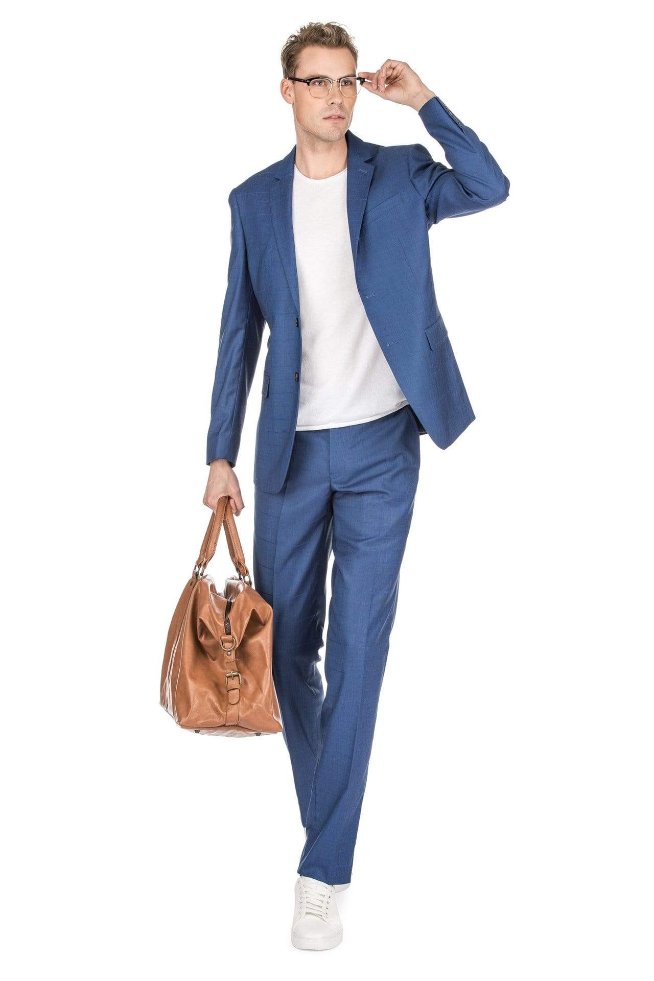 Men's Check Slim Fit Suits