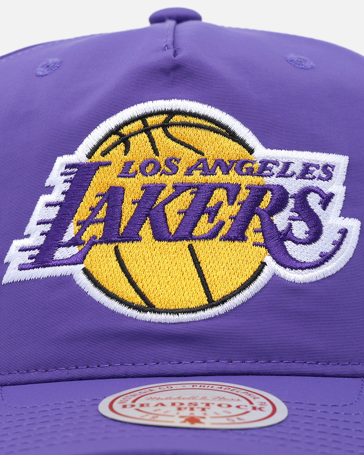 Mitchell & Ness Los Angeles Lakers Retro Matte Nylon Origins Snapback Purple