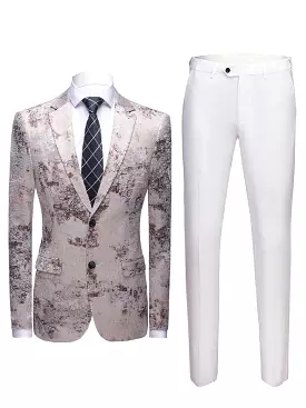 Mix and Match Printed Two Piece Suit