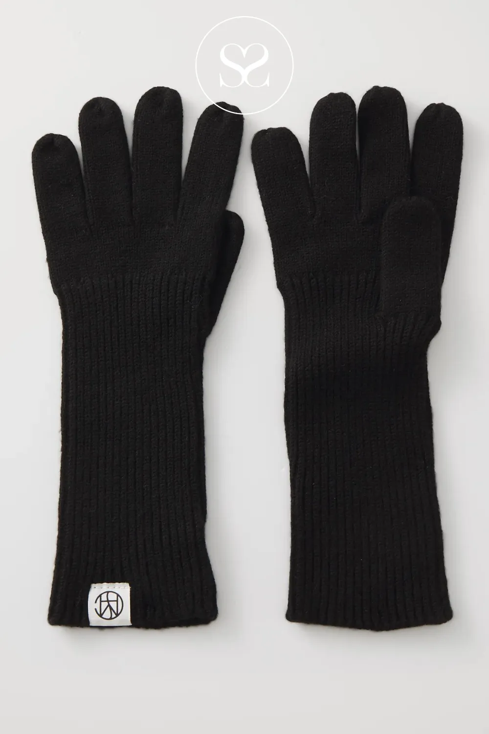 MOSS COPENHAGEN GALINE RACHELLE GLOVES BLACK