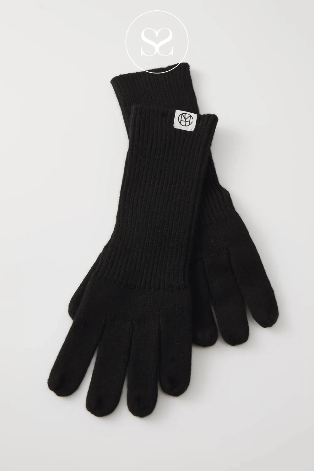 MOSS COPENHAGEN GALINE RACHELLE GLOVES BLACK