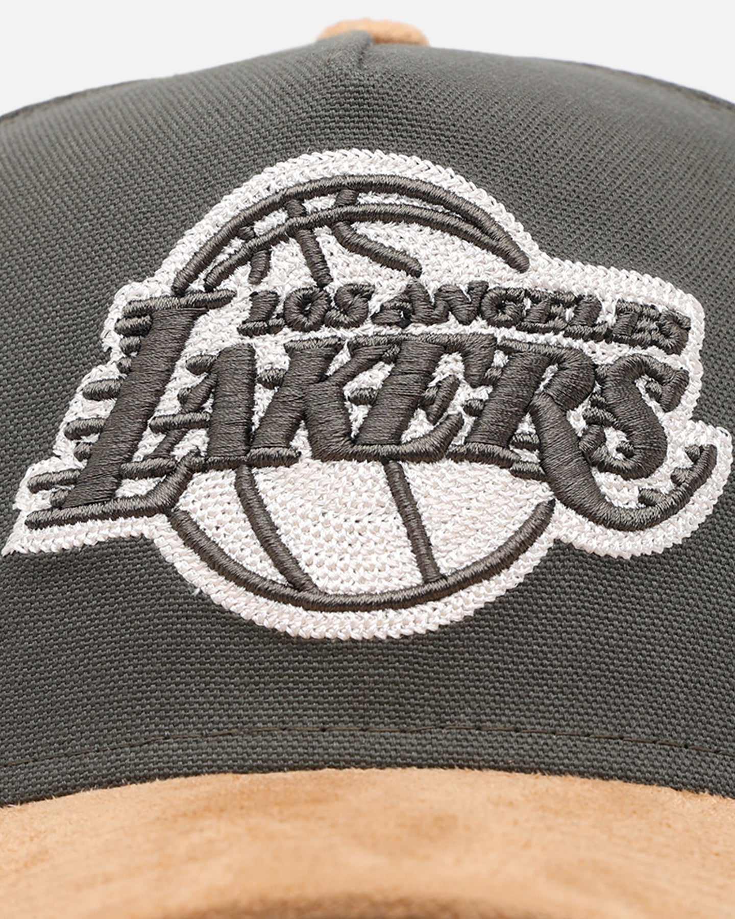 New Era Los Angeles Lakers 'Moss Canvas Wheat' 9FORTY A-Frame Snapback Moss Canvas/Ivory