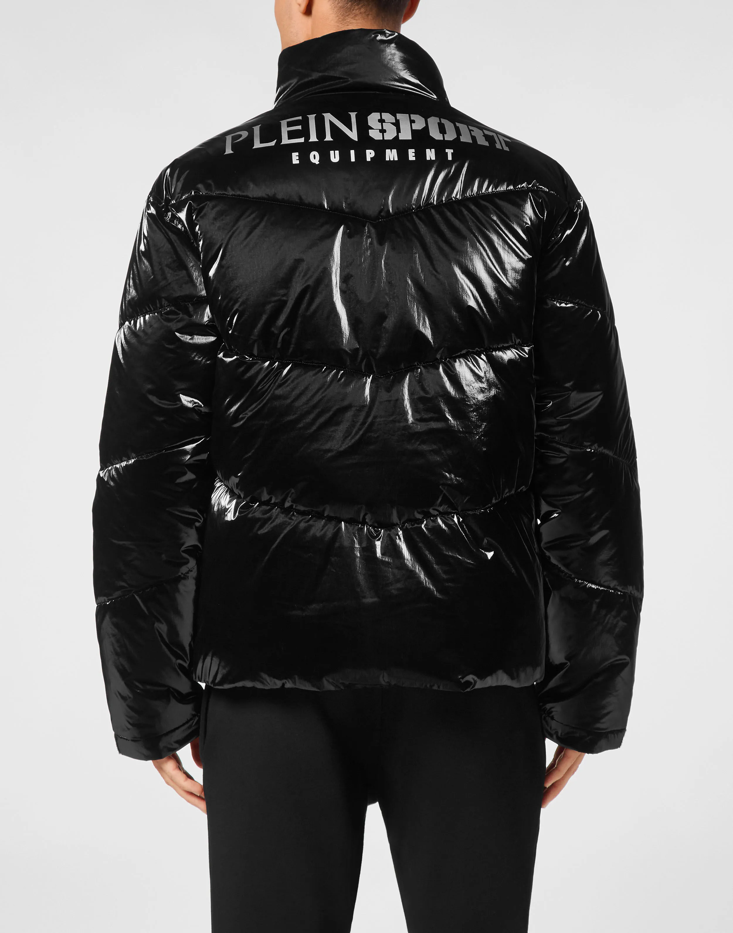 Nylon Crease Puffer Jacket