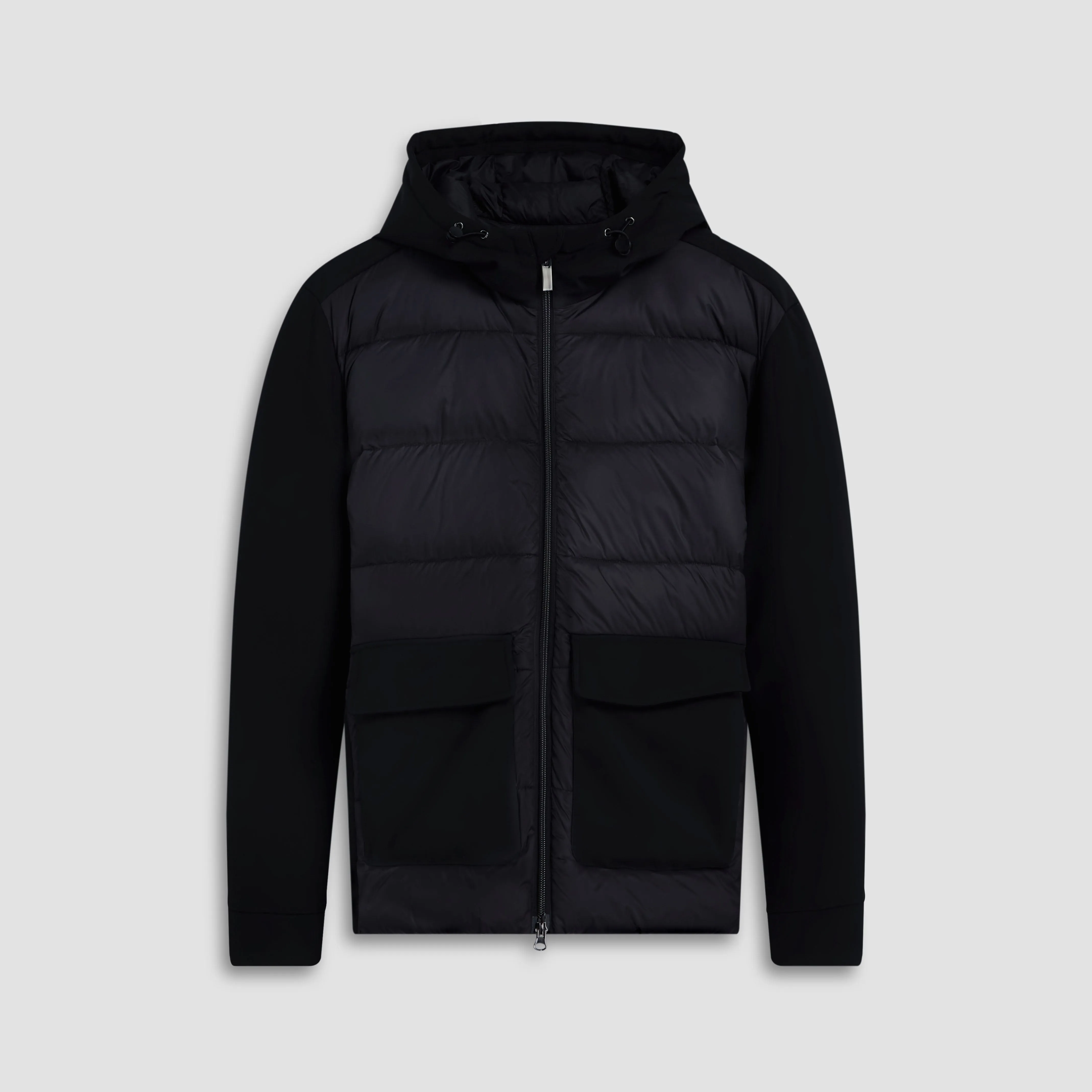 Nylon Puffer Jacket with Hood