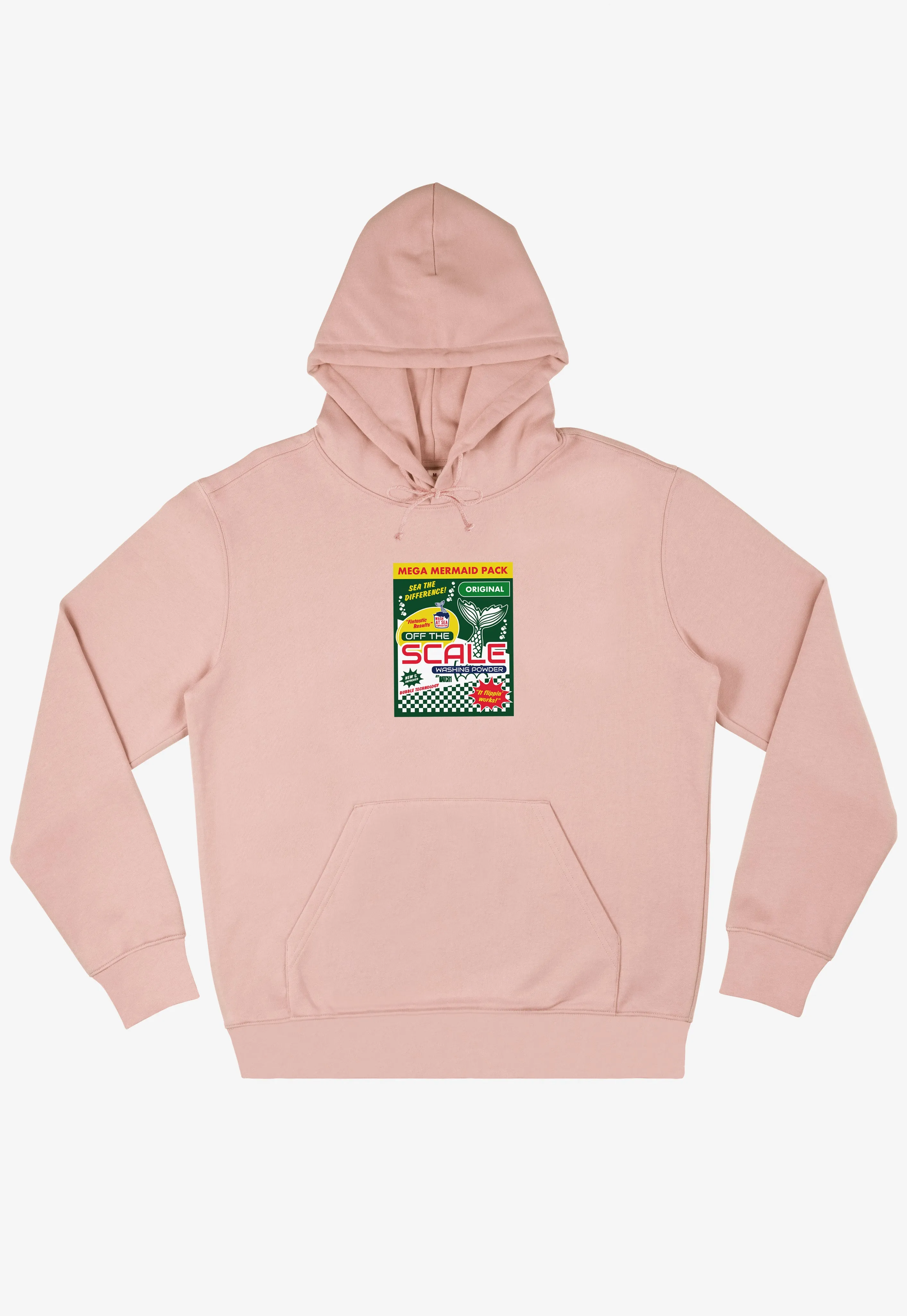 Off the Scale Mermaid Washing Powder Peach Hoodie