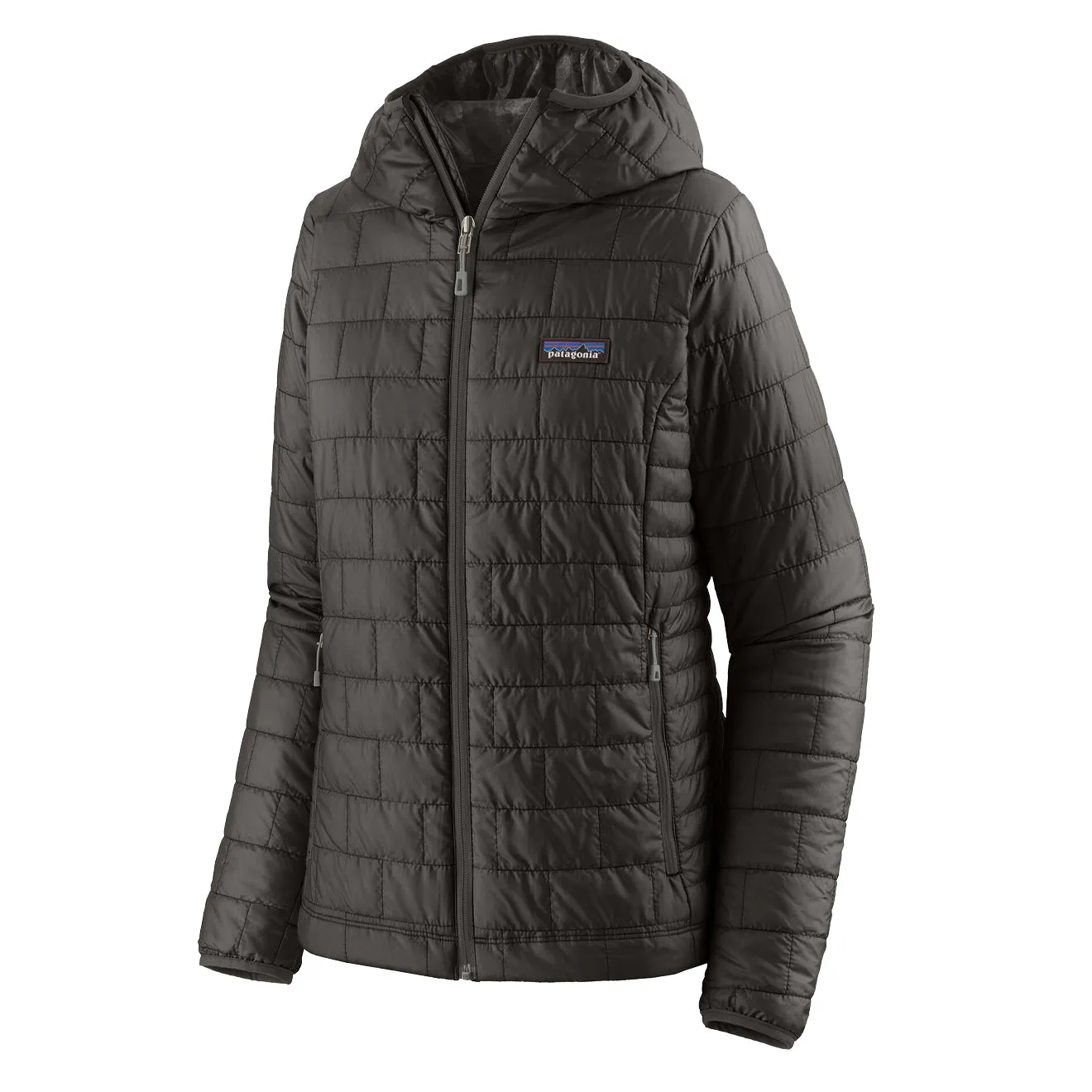 Patagonia Womens Nano Puff Hoody Jacket Black