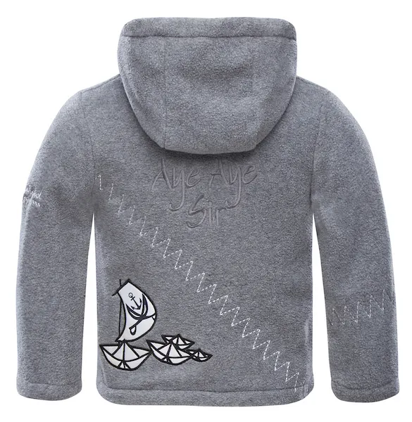 Pirate Fleece Jacket Hood Kids