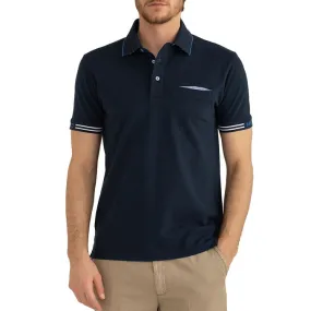 POLO PIQUET COTONE Uomo Blue