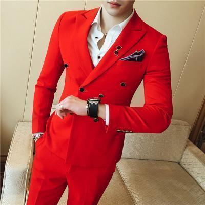 Private Meeting Slim Fit 3 Piece Suit