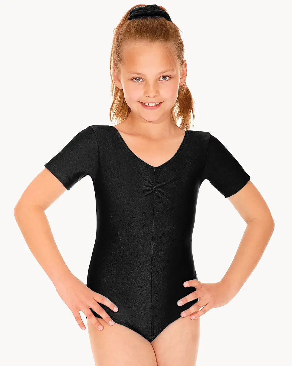 Roch Valley “Jeanette” Short Sleeved Nylon/Lycra Leotard