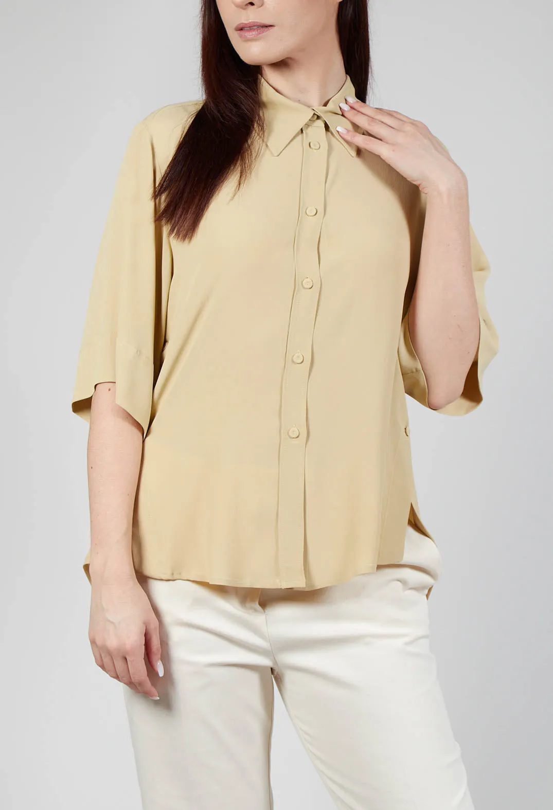 Short-Sleeved Shirt in Pampas